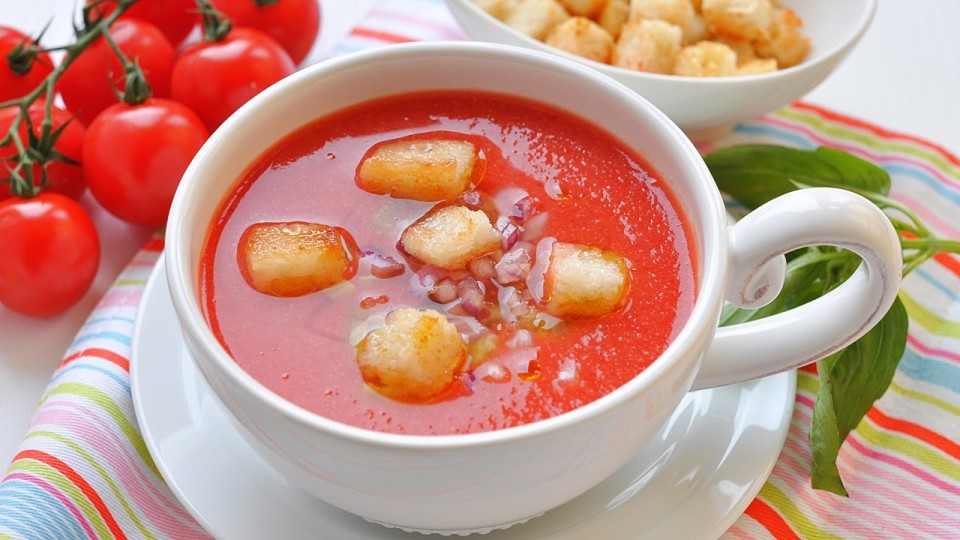 Гаспачо (холодный томатный суп) рецепт приготовления