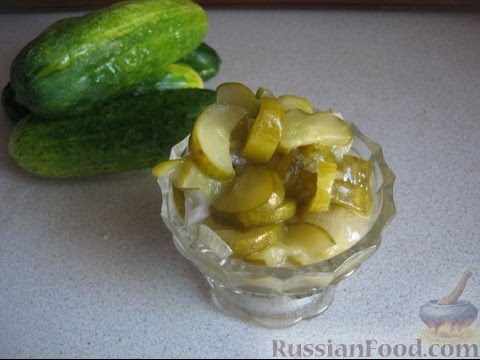 Салат «Нежинский» из огурцов на зиму. Рецепт приготовления